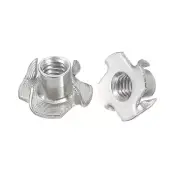 5/16"-18 T-nut 50pcs 304 Stainless Steel 4 Pronged Tee Nuts Threaded Insertion