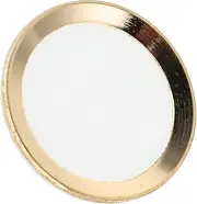 Home Button Sticker Compatible with Fingerprint Sensor Protection Adhesive Cover Copper Alloy Decoration for Phone Screen Replacement