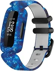 intended for Fitbit Ace 3 Bands intended for Kids, Soft Silicone Printing Pattern Wristband Replacement Sport Starps intended for Ace 3 Activity Tracker (#6)