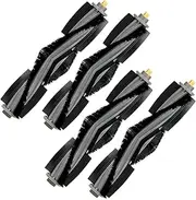 4 Pack Roller Brushes Compatible with ECOVACS DEEBOT X1/ X1 Omni/ X1 Turbo/ X1 PRO Omni/ T10/ T10 Omni/ T10 Plus/ T20/ T20 Omni Robot Vacuum Cleaner Main Brush Replacement Parts