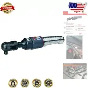 3/8" Air Ratchet Wrench - 76 ft-lb Torque, Effortless Operation in Compact Areas