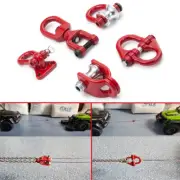 1pc Red Climbing Trailer Tow Hook Buckle For 1/10 RC Car Axial SCX10 D90 Crawler