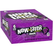 Now & Later Grape Candy ( 0.93 Ounce, Pack of 24 )