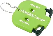 Hellery Portable Golf Scoreboard with Key Chain for Outdoor Competitions