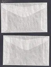 1,000#2 Glassine Envelopes Measuring 2 5/16" x 3 5/8"