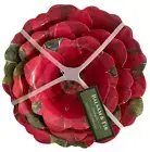 Set of 3 Red Christmas Poinsettia Flower Melamine Nesting Serving Bowls HTF