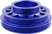 The Racing Light Aluminum Crankshaft Pulley Was Red Blue In 1992(Blue)