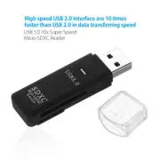 Memory Card Reader Dual Slot USB 3.0 High Speed Adapter For Micro SD SDXC TF