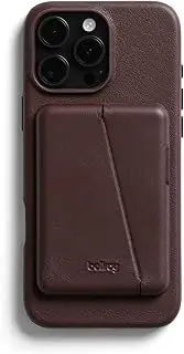 Bellroy Mod Phone Case + Wallet for iPhone 16 Pro Max (Slim Leather iPhone case, Phone Wallet) - Ganache