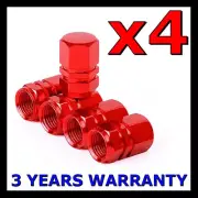 4 x Aluminum Tire Wheel Rims Stem Air Valve Caps Tyre Screw Cover Car Truck Bike