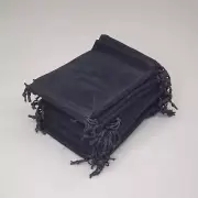 THE REAL REAL Drawstring Pouch 50 Count 130mm x 175mm Small Fabric Velvet Bags f