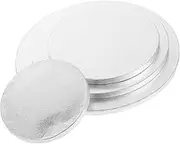 MAGICLULU 4pcs Round Cake Boards Cake Bases for Decorating Display for Weddings Birthdays Parties