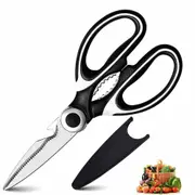 Multifunctional Kitchen Scissors Heavy Duty Stainless Steel Super Sharp Multi Purpose Meat Nuts, Kitchen Scissors Shears, Vegetable Cutting Scissors