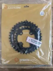 New* Praxis Levatime Cold Forged 36/26 MTB Chainring Set 104/64 BCD Double Black