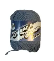 Lily Sugar'n Cream Yarn Solids-Stonewash 102001-1118 2.5oz