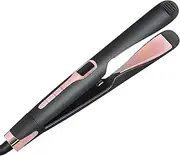 Mini Hair Straightener, Professional Hair Curler with LED Display Screen, Adjustable Temperature and 360° Rotation Without Twisting, 30s Fast Heating and 60 Min Auto Shut Off, for Home, Office/766