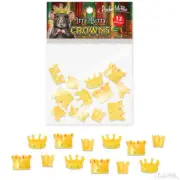 Itty Bitty Crowns (Bag of 12) King & Queen Finger Figurines - Archie McPhee