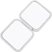 GNAUMORE Compact Mirror, Folding Mirror Magnification, Folding Mirror with 1x / 2x Magnification, Mini Handheld Mirror, Portable Hand Mirror, Small Makeup Mirror, Foldable Pocket Mirror