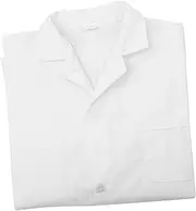 [VINTORKY] White Coat Laboratory Doctor Costume Overall Gown White Unisex Labcoat Doctor Costume Adult Men Medical Scrubs Coat Lab Smock Clothes Consultation Coats Major Xxl Jacket Cotton, White