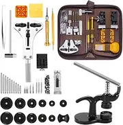 【Combination Version】DABOBOTOOL Watch Repair Tool Kit + Watch Press Set, Professional Spring Bar Tool Set, Watch Battery Replacement Tool Kits, Watch Band Link Pin Tool Set with Carrying Case