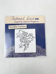 TATTERED LACE- DOUBLE FUCHSIA - D026 - BRAND NEW