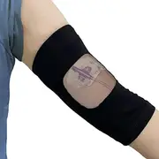 PICC Line Cover with Mesh Viewing Window, Upper or Lower Arm Line Protective Sleeve, Non-Slip Silicone Gasket Inside, Comfort Cast Protector, 1 PCS (XS)