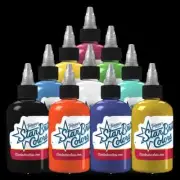 StarBrite Solar Tattoo Series of 10 Bottles /1oz Ink , Australia Stock