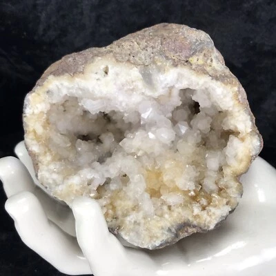 Red Geode 3-3/4" Golden Healer Quartz Crystal Cluster Iron Citrine Natural