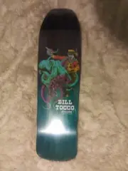 New Character Bill Tocco Gunslinger/Octopus Skateboard purple/teal g&s