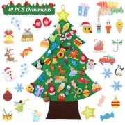 TOBEHIGHER Felt Christmas Tree - 3.5 FT Wall Felt Christmas Tree for Kids with