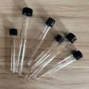 5ml-100ml Borosilicate Round-bottomed Glass Tube Laboratory Glassware Cap Scale
