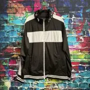 Marc Ecko NWT Black and White Windbreaker Jacket Men’s 3XL