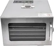 6 Trays Food Dehydrator with Even Drying, 400W Adjustable Temperature and Time Dryer for Jerky, Beef, Herbs, Vegetables, Fruit, Safe Commercial Dehydrator Machine (AU Plug 220V)