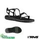 【TEVA 】女 Voya Infinity Metallic 羅馬織帶涼鞋 TV1019622BLK