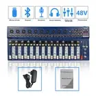 14 Channel Audio Sound Mixer Function Recording Mixing Console Effects W/ BT USB