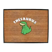 Animal Thesaurus Dinosaur - Funny Novelty Doormat Man Cave Floor mat