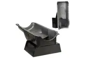 RTS Oil Pan High Volume Steel Black 6.5 lt Capacity SB For Chevrolet Early For Holden