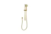 Pentro Brushed Yellow Gold Round Handshower Sliding Shower Rail System