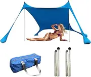 Beach Tent Sun Shelter | UPF50+ Sun Shelter,Portable Breathable Beach Tent for Family Outing Fishing Festival Camping Vacation Sports Picnic