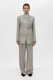 Sullivan Wool Blazer in Oat - CAMILLA AND MARC® C&M