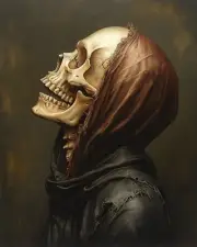 Skulls & Bones Dark Gothic Macabre – 8x10 Art Print 310424758