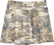 [FRODOTGV] Retro Trees GirlsTennis Skort with Built in Shorts Golf Skort for Little Girl Pleated Skirt for Kids