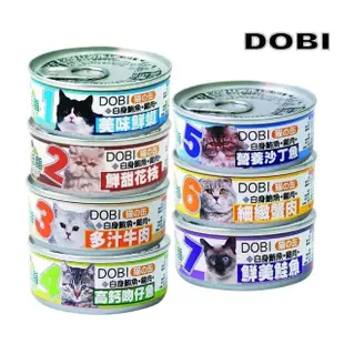 【DOBI 多比】小貓罐 80g*24罐組(副食 全齡貓)