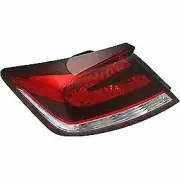 Tail Light Brake Lamp For 2014-15 Honda Civic Driver Side Halogen Red Clear Lens