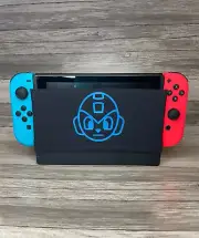 Blue Man 8bit Megaman Nintendo Switch Dock Sock Cover
