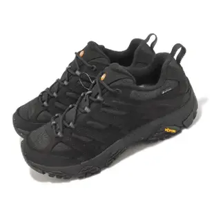 【MERRELL】登山鞋 Moab 3 Smooth GTX 男鞋 防水 黑 珠面皮 郊山 越野 戶外(ML036361)