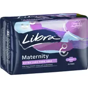 Libra Maternity Pads Aloe Vera With Wings 10 Pack