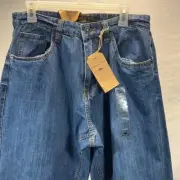 Ring of Fire Relaxed Fit Jeans Drop Crotch Medium Wash Denim 32x30