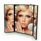 Tri-Fold Led Light Travel Makeup Mirror Pocket Vanity Mirrors Adjustable | LED