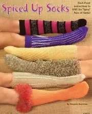 Spiced Up Socks 6 Goof-Proof Designs Knitting Pattern Book 16075 Jeanette Crews